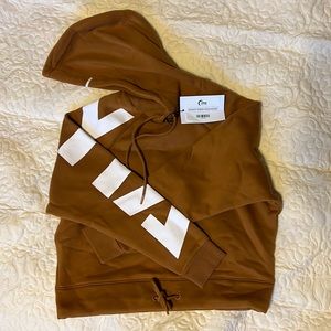 ZYIA camel hoodie size xs